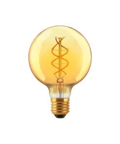 BULBO G125 FILAMENTO GOLDEN MACROLED 5W E27 AC180-265V AMBAR 2200K