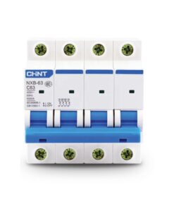 Int. Termomagnético CHINT NXB-63, In:16A, Icn:6kA, Curva C, 4-polos