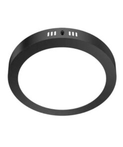 PANEL PLAFON CIRCULAR NEGRO MACROLED 18W AC85-265V CALIDO 3000K