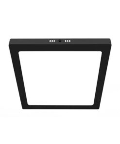 PANEL PLAFON CUADRADO NEGRO MACROLED 18W AC85-265V FRIO 6000K
